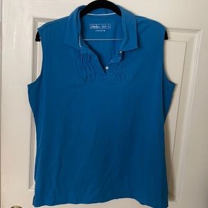 Sleeveless polo